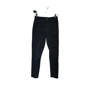 Banana Republic Womens High Rise Skinny Black Jeans Size 25